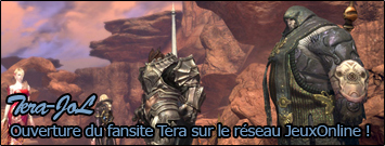 ouverture du fansite Tera sur le réseau JeuxOnline