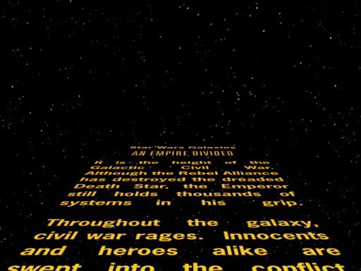 Cinématique d'introduction - Star Wars Galaxies - JeuxOnLine