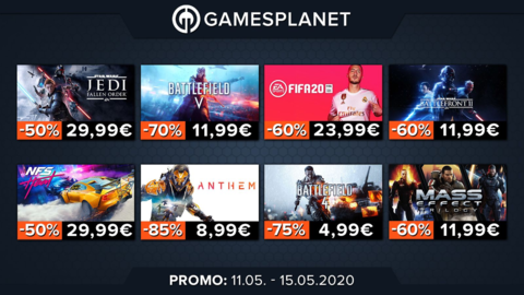 Promo Gamesplanet : Star Wars Jedi Fallen Order à -50%, jusqu'à -85% sur le catalogue EA