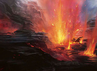 Illustration du Searing Blaze Illustration du Searing Blaze