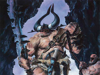 Illustration de Kazuul, Tyrant of the Cliffs Illustration de Kazuul, Tyrant of the Cliffs
