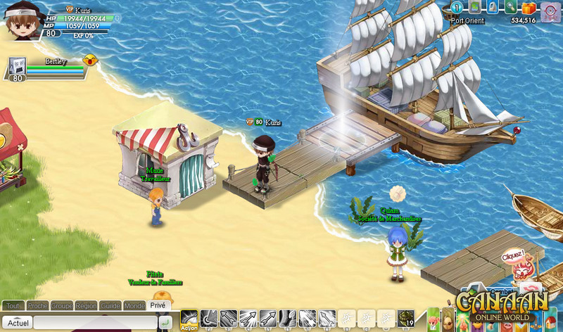 Voyage en Terre Elfique - Un port