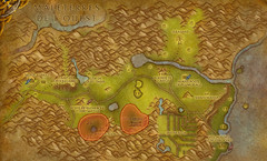 B�ta Cataclysm: Arch�ologie - Carte d�taill�e des fouilles