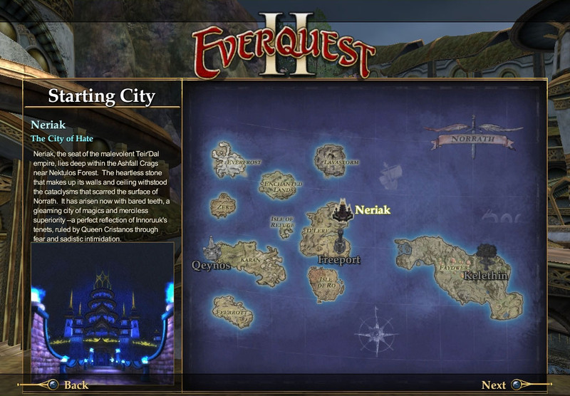 Localisation de la ville de Neriak