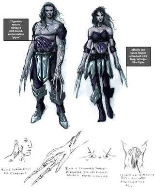 Croquis des Vampires de Scars of Mirrodin Croquis des Vampires de Scars of Mirrodin