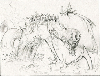 Croquis du Corrupted Harvester Croquis du Corrupted Harvester