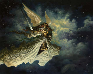 Illustration de la Baneslayer Angel Illustration de la Baneslayer Angel