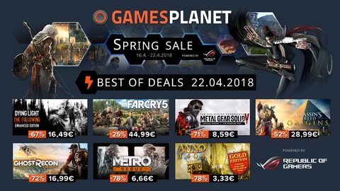 Promo de printemps : plus d'un millier de jeux soldés - MàJ finale, jour 7