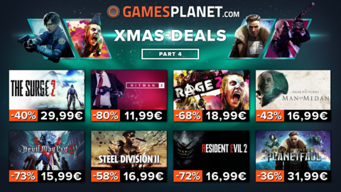 Soldes de noël Gamesplanet : des centaines de jeux en promotion (jusqu'à -80%)