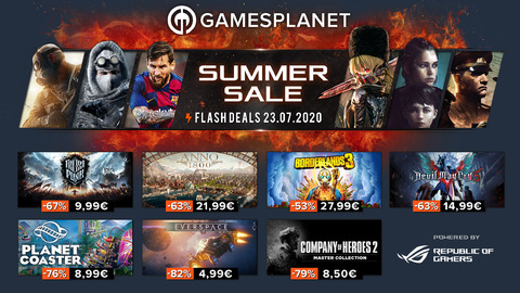 Gamesplanet lance ses Summer Sale : plus de 2300 jeux PC soldés en dix jours