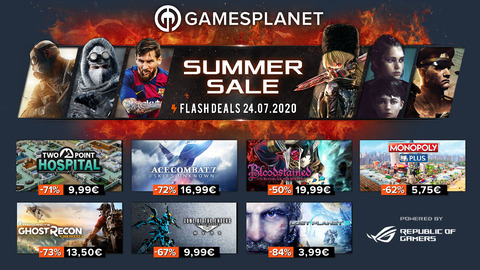 Summer Sale Gamesplanet : 222 jeux en promotion (GTA V à -53%, Ghost Recon Wildlands à -73%, Lost Planet 3 à -84%)