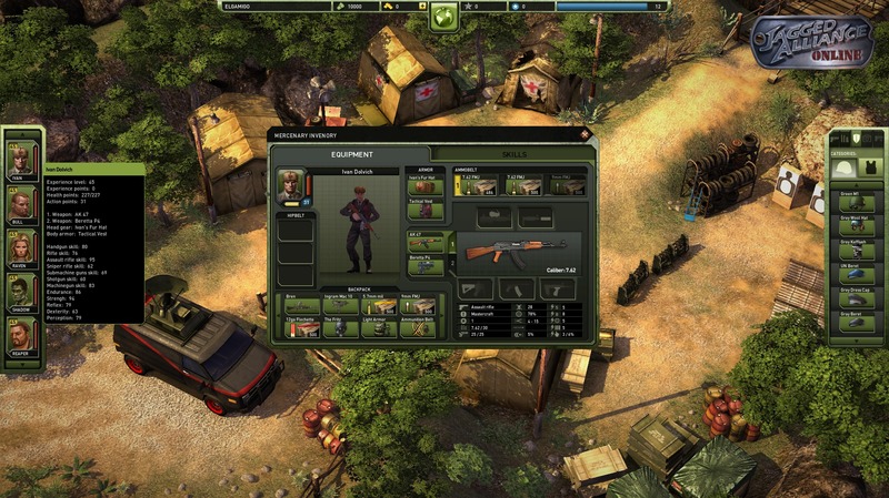 Capture de Jagged Alliance Online