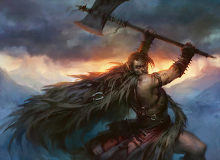 Illustration du Stormblood Berserker Illustration du Stormblood Berserker