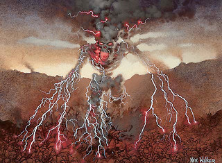 Illustration du Lightning Elemental Illustration du Lightning Elemental