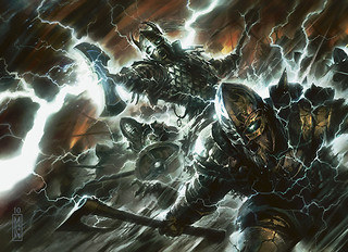 Illustration de la Warstorm Surge Illustration de la Warstorm Surge