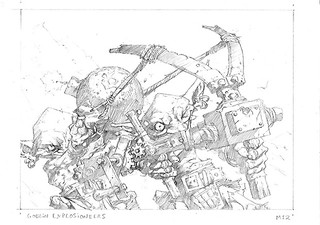 Croquis des Goblin Bangchuckers Croquis des Goblin Bangchuckers