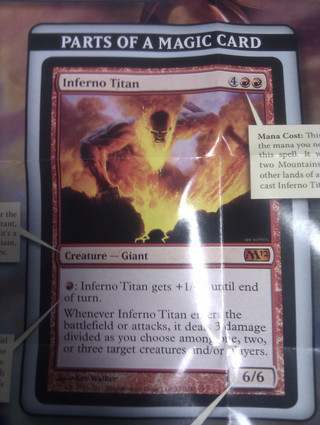 Extrait d'un paquet de démonstration Magic 2012 confirmant la réimpression d'au moins une partie des titans Extrait d'un paquet de démonstration Magic 2012 confirmant la réimpression d'au moins une partie des titans