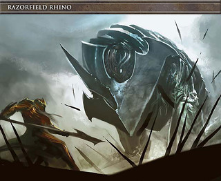 Illustration du Razorfield Rhino Illustration du Razorfield Rhino