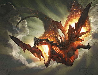 Illustration de l'Hellkite Igniter Illustration de l'Hellkite Igniter