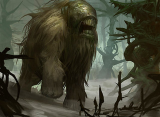 Illustration de la Plaguemaw Beast Illustration de la Plaguemaw Beast