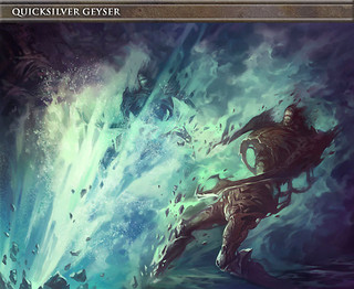 Illustration du Quicksilver Geyser Illustration du Quicksilver Geyser