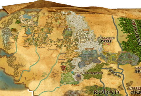 Le Seigneur des Anneaux Online - Exploration - Géographie