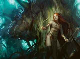 Illustration de Melira, Sylvok Outcast Illustration de Melira, Sylvok Outcast