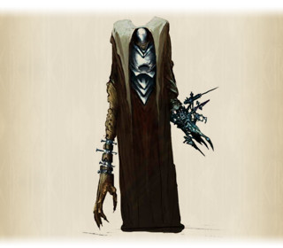 Croquis d'un phyrexian bleu Croquis d'un phyrexian bleu