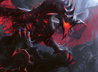 Illustration du Moltensteel Dragon Illustration du Moltensteel Dragon