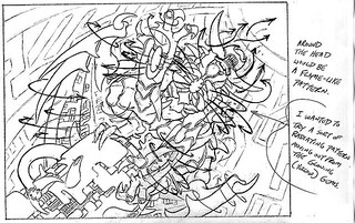Croquis de la Darksteel Gargoyle Croquis de la Darksteel Gargoyle