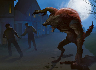 Illustration du Rampaging Werewolf Illustration du Rampaging Werewolf