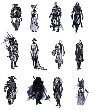 Croquis Innistrad Croquis Innistrad