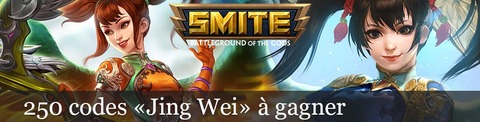 Smite - Distribution : 250 codes SMITE pour débloquer la déesse Jing Wei et son skin Ressuscitée