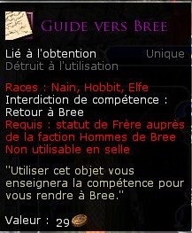 Le Seigneur des Anneaux Online - Se déplacer rapidement sur la Terre du Milieu