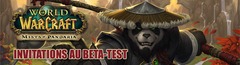Invitations au bêta-test de World of Warcraft: Mists of Pandaria