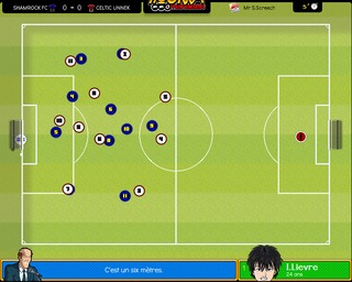 Hourra Manager vue du match Hourra Manager vue du match