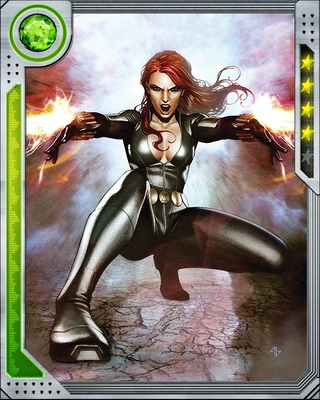 Carte de Black Widow Carte de Black Widow