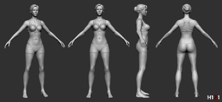Modèle féminin Modèle féminin