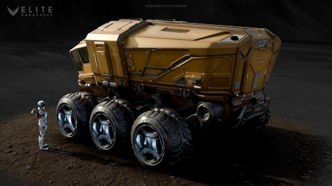 Elite Dangerous - Un véhicule terrestre et du minage à la surface des planètes pour Elite Dangerous