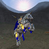 Une valkyrie traverse le Val Mularn sur sa licorne
