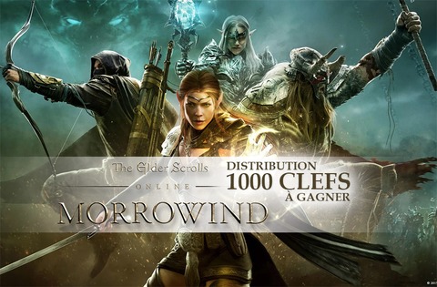 The Elder Scrolls Online - Distribution : 1000 clefs Elder Scrolls Online et Morrowind à gagner