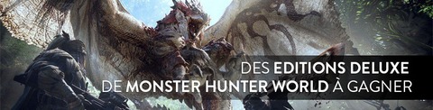 Monster Hunter World - Avez-vous gagné votre édition Deluxe de Monster Hunter World ?