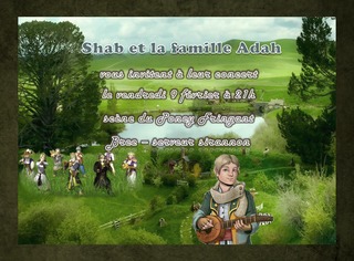 Shab et la famille Adah concert 9 février 2018 Shab et la famille Adah concert 9 février 2018