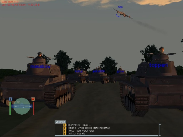 Les troupes blind�es allemandes, sous la protection de la luftwaffe, passent � l'attaque