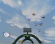 Un squadron de la RAF en route vers le front Un squadron de la RAF en route vers le front