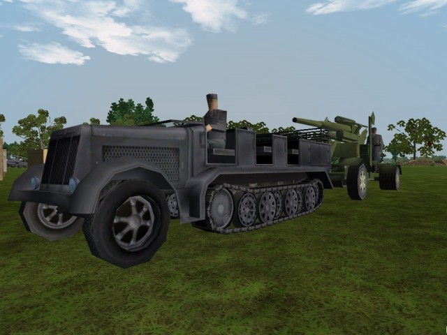 L'artillerie allemande se met en place