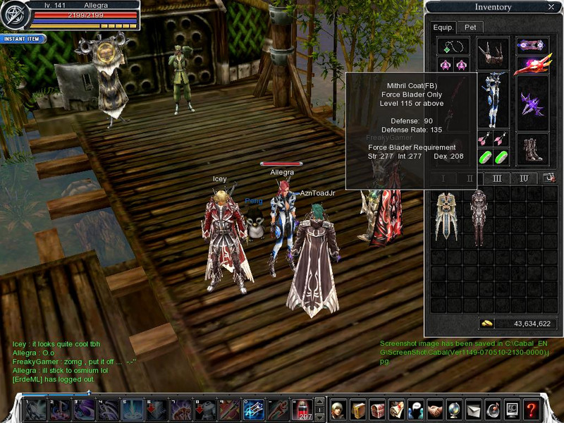 Capture de Cabal Online
