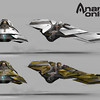 Un jetbike d'Anarchy Online