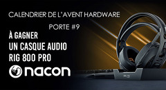Calendrier de l'Avent Hardware : test/concours du casque RIG 800 Pro de Nacon, un exemplaire à gagner