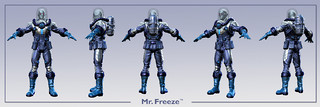 Rendu 3D de Mr Freeze Rendu 3D de Mr Freeze
